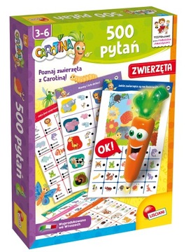 LIŚCIANI CAROTINA 500 PYTAŃ ZWIERZĘTA 101559