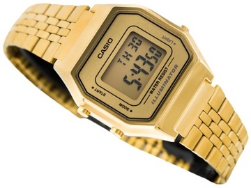 DAMSKI ZEGAREK CASIO LA680WEGA-9ER RETRO GOLD