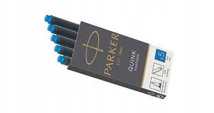 PARKER NABOJE ATRAMENTOWE NIEBIESKIE NABOJE PIÓRO