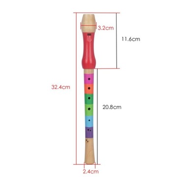 Drewniany klarnet Instrument muzyczny nr 1