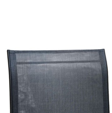 КОМПЛЕКТ САДОВОЙ МЕБЕЛИ СТОЛ, СТЕКЛЯННЫЙ СТОЛ, ДИВАН, 2 МЕТАЛЛИЧЕСКИХ СТУЛА, ЧЕРНЫЙ