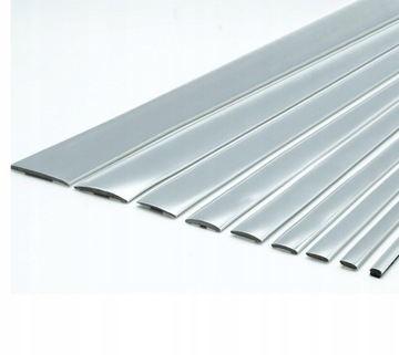 Декоративная полоса хромированная лента 6мм 8м