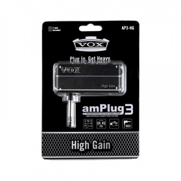 VOX AMPLUG 3 HIGH GAIN — УСИЛИТЕЛЬ ДЛЯ НАУШНИКОВ С ЭФФЕКТАМИ — НОВИНКА!