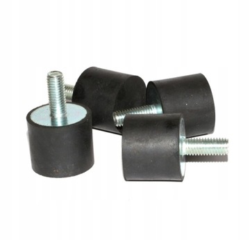 Антивибрационные амортизаторы Ножки Резиновые ножки Виброизолятор 25x20 M6 Тип D