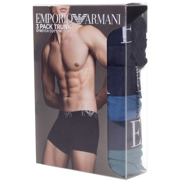 EMPORIO ARMANI EA EA7 BOKSERKI 3Pack M MĘSKIE PREZENT