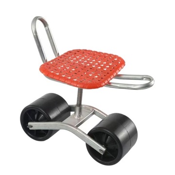 Garden Stool Working Seat with Wheels Adjustable