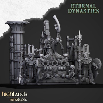 Pharaoh Funeral Ship Highlands Miniatures