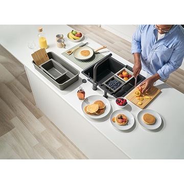 FRANKE RAIL BOARD ВСТАВКИ КОВРИКИ КОНТЕЙНЕРЫ БАМБУКОВАЯ КРЫШКА 1120655489