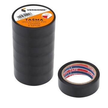 ИЗОЛЕНТА ЧЕРНАЯ ПВХ ИЗОЛЯЦИЯ 6 шт.