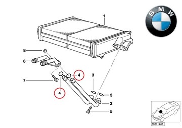 O-RING BMW E32 E4 E36 730 735 740 750 518 520 525 530 535 540