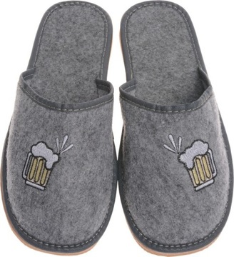 ПОЛЬСКИЕ МЯГКИЕ МУЖСКИЕ ТАПОЧКИ ВОЙЛОЧНЫЕ ТАПОЧКИ pop 43