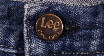 LEE spodnie HIGH blue jeans NEW STRAIGHT_ W32 L31