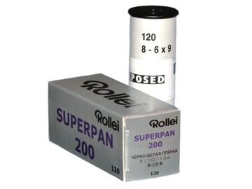 Rollei Superpan 200/120 черно-белая пленка - слайд