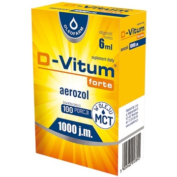 D-Vitum Forte 1000 j.m. aerozol 6ml