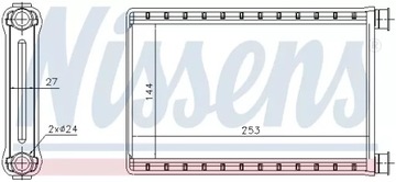 NISSENS RADIÁTOR 70523