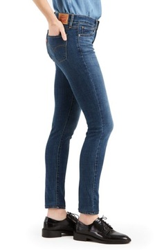 Levis Damskie dżinsy 711 Skinny LAPIS ASTRO INDIGO 18881-0293-32/32