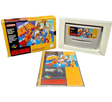 Gra WORLD LEAGUE BASKETBALL Nintendo SNES komplet BOX + protektor