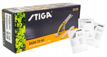 STIGA SGM72 AE АККУМУЛЯТОРНЫЕ НОЖНИЦЫ ЭЛЕКТРИЧЕСКИЙ НАБОР ДЛЯ ИЗГОТОВКИ ИЗГОТОВКИ