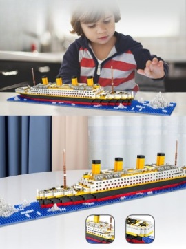 Набор кирпичей RMS Titanic, большой корабль 1860ELE