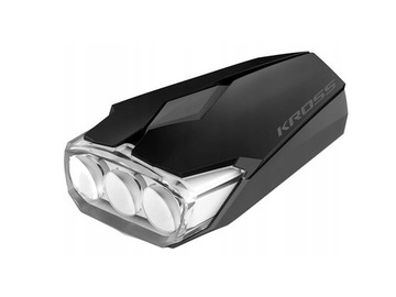 LAMPKA PRZEDNIA KROSS LUMI II - 3 MOCNE DIODY LED