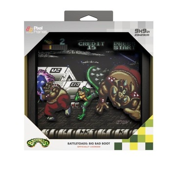 Pixel Frames Retro Ramka Battletoads Big Bad Boot