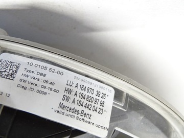 LAMPA OSVĚTLENÍ KABINY MERCEDES ML W164 FACELIFT A1648700758