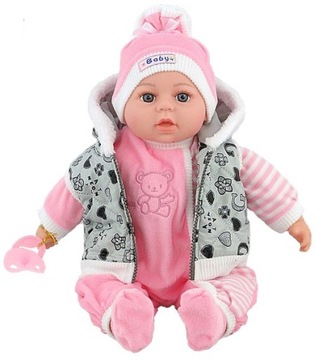lalka BABY bobas BORN mówi ŚPIEWA w PL smocze nr25
