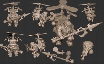 Sky dwarf Flying Unit