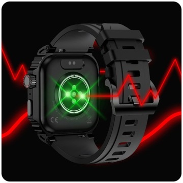SMARTWATCH MĘSKI ZEGAREK FUNKCJA GPS ROZMOWY POLSKIE MENU CIŚNIENIE 410mAh