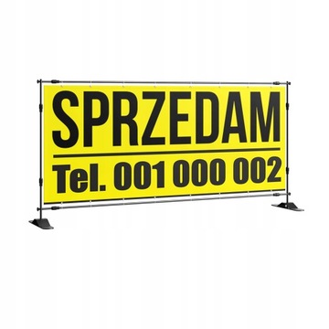 Baner reklamowy NA WYMIAR SPRZEDAM banery PREMIUM