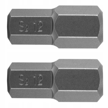 NEO Końcówka HEX 12 x 30 mm, S2 x 2 szt. 10-978