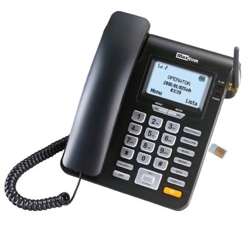 ТЕЛЕФОН для пожилых людей, стационарный мобильный телефон с SIM-картой, MAXCOM MM28D, офисный