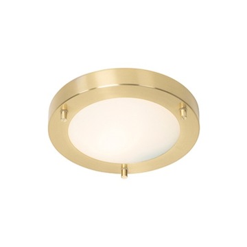 Nowoczesna lampa sufitowa złota 18 cm IP44 - Yuma