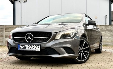 Mercedes CLA C117 Coupe 1.6 200 156KM 2015 Mercedes-Benz CLA 1.6 SALON POLSKA 1 rej 2016 kamera AUTOMAT bi-xenon zadb