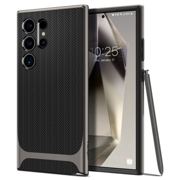 SPIGEN DOPASOWANE ETUI CASE OBUDOWA TPU DO GALAXY S24 ULTRA - GUNMETAL