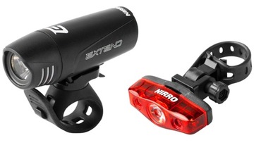 КОМПЛЕКТ ВЕЛОСИПЕДНЫХ ФОНАРОВ ПЕРЕДНЯЯ + ЗАДНЯЯ LED BIKE