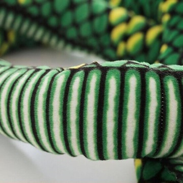 Змея, имитация игрушки, большая плюшевая опора, зеленая шутка, змея