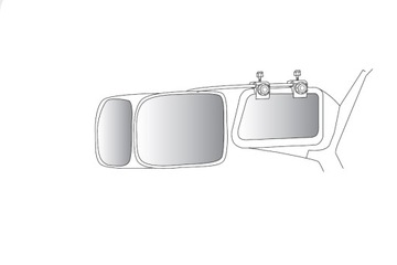 Зеркала для буксировки прицепа в слепых зонах SCOPE