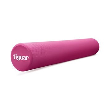 Wałek Gładki Tiguar Fioletowy Śliwkowy Masaż Powięzi Roller 90 cm x 15 cm