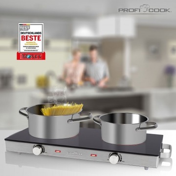 PROFICOOK PC-DKP ЭЛЕКТРИЧЕСКАЯ ДВУХГОРОВАЯ ПЛИТА