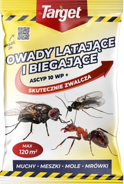 Ascyp 10 WP+ - zwalcza owady latające i biegające - 20 g Target