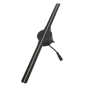 3D-голограммный вентилятор 16,5 дюйма 2000x224 Wi-Fi 3D-проектор с 224 светодиодными шариками