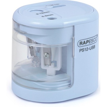 RAPESCO электрическая точилка с двойным USB-портом, синяя