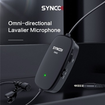 Петличный микрофон Synco S6M2 с мониторингом и фильтром LowCut