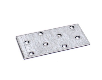 PŁYTKA PERFOROWANA 40x80x2mm 10szt BLACHA ŁĄCZNIK CIESIELSKI BUDO ATEST