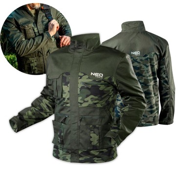 СВИТШОТ NEO CAMO РАБОТАЯ КУРТКА КАМУФЛЯЖНАЯ УСИЛЕННАЯ 81-211 M/50