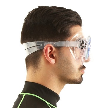 Маска для дайвинга SEAC ELBA для взрослых, прозрачная синяя.