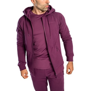 ROZPINANA BLUZA Z KAPTUREM NOVA PLUM STRIX XL