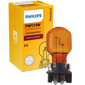 ŻARÓWKA SAMOCHODOWA PHILIPS PWY24W 12V ORYGINAŁ