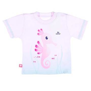 t-shirt bluzka kr rozpinana 68 bawełna polska Eevi